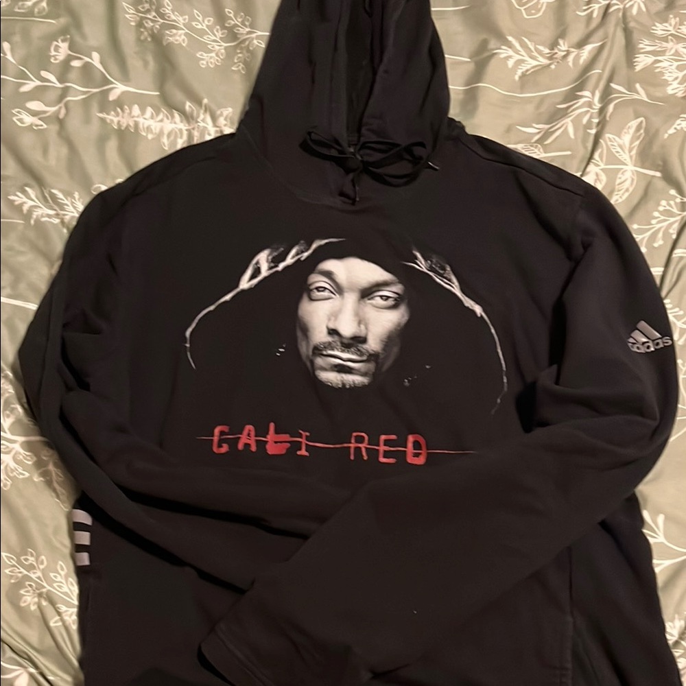 Adidas Black Graphic Hoodie